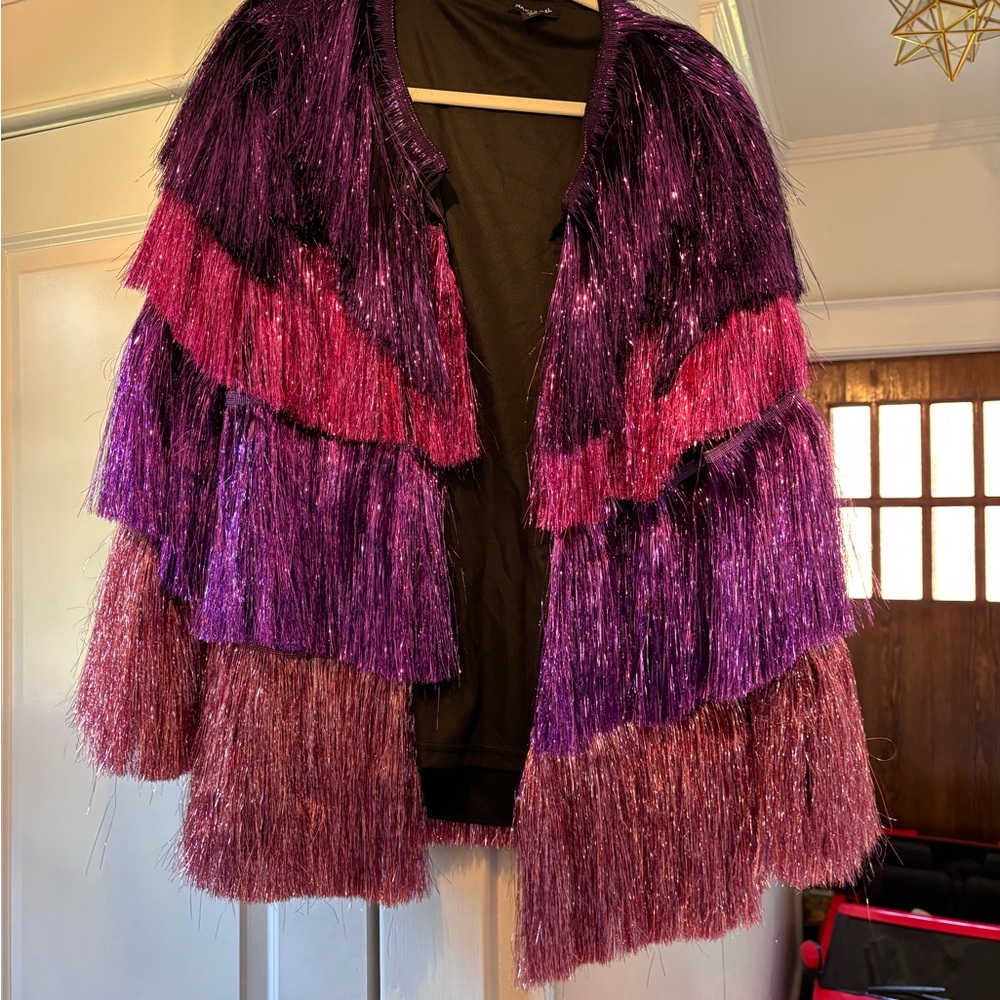 Women's Multicolor Fringe Jacket